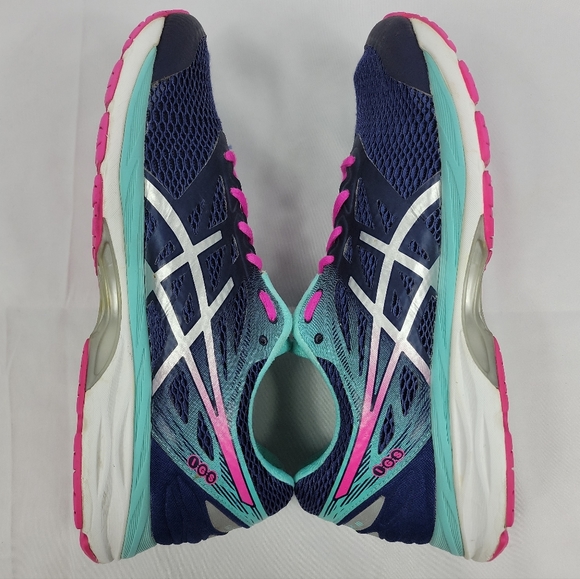 Asics Gel Cumulus 18 Athletic Comfort Shoes Womens Size 10 Multicolor T6C8N - Picture 9 of 12